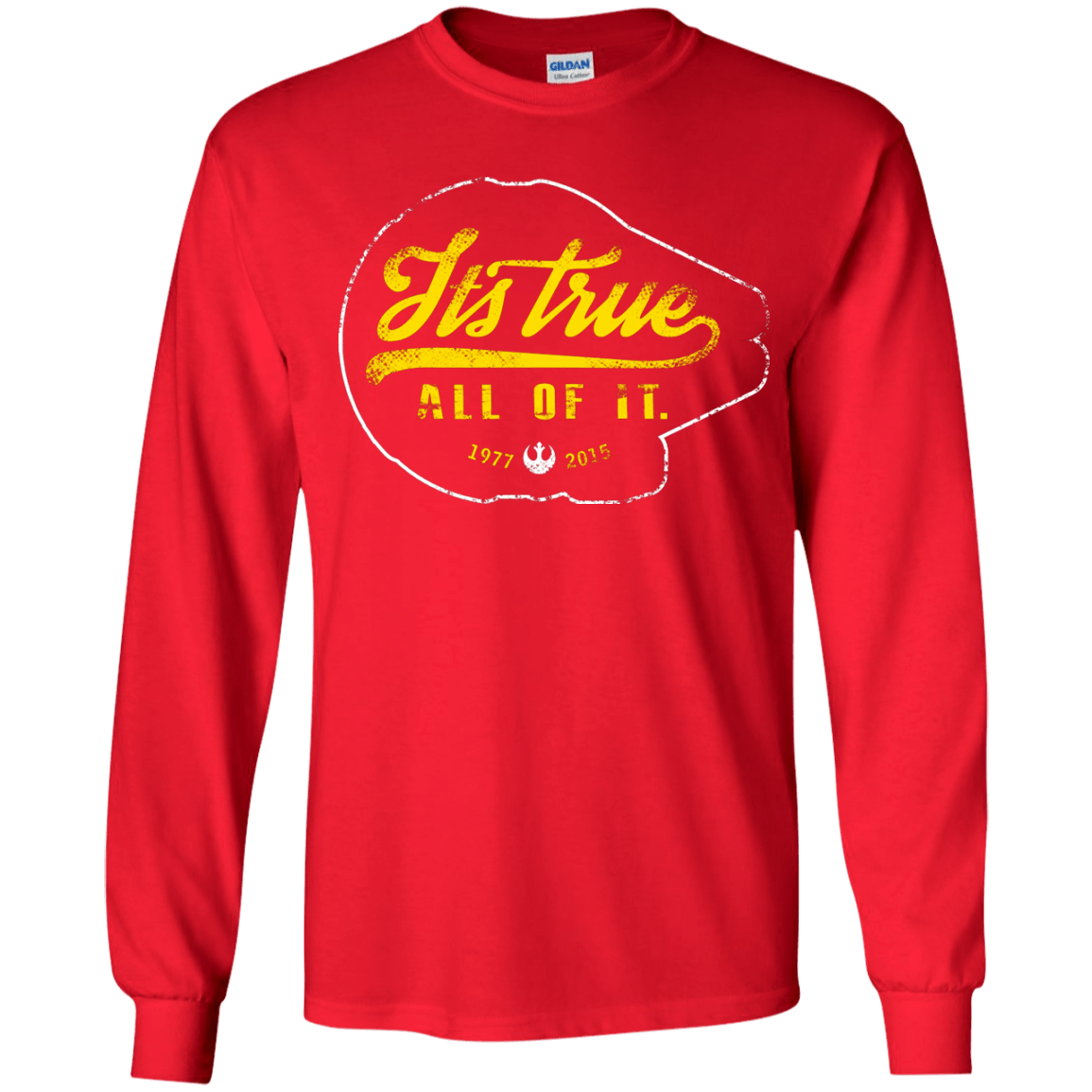 T-Shirts Red / YS Its True Youth Long Sleeve T-Shirt