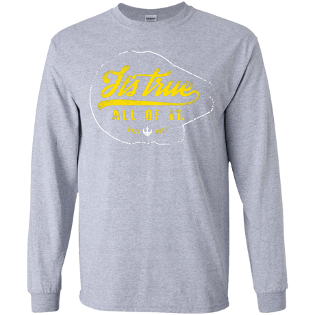 T-Shirts Sport Grey / YS Its True Youth Long Sleeve T-Shirt