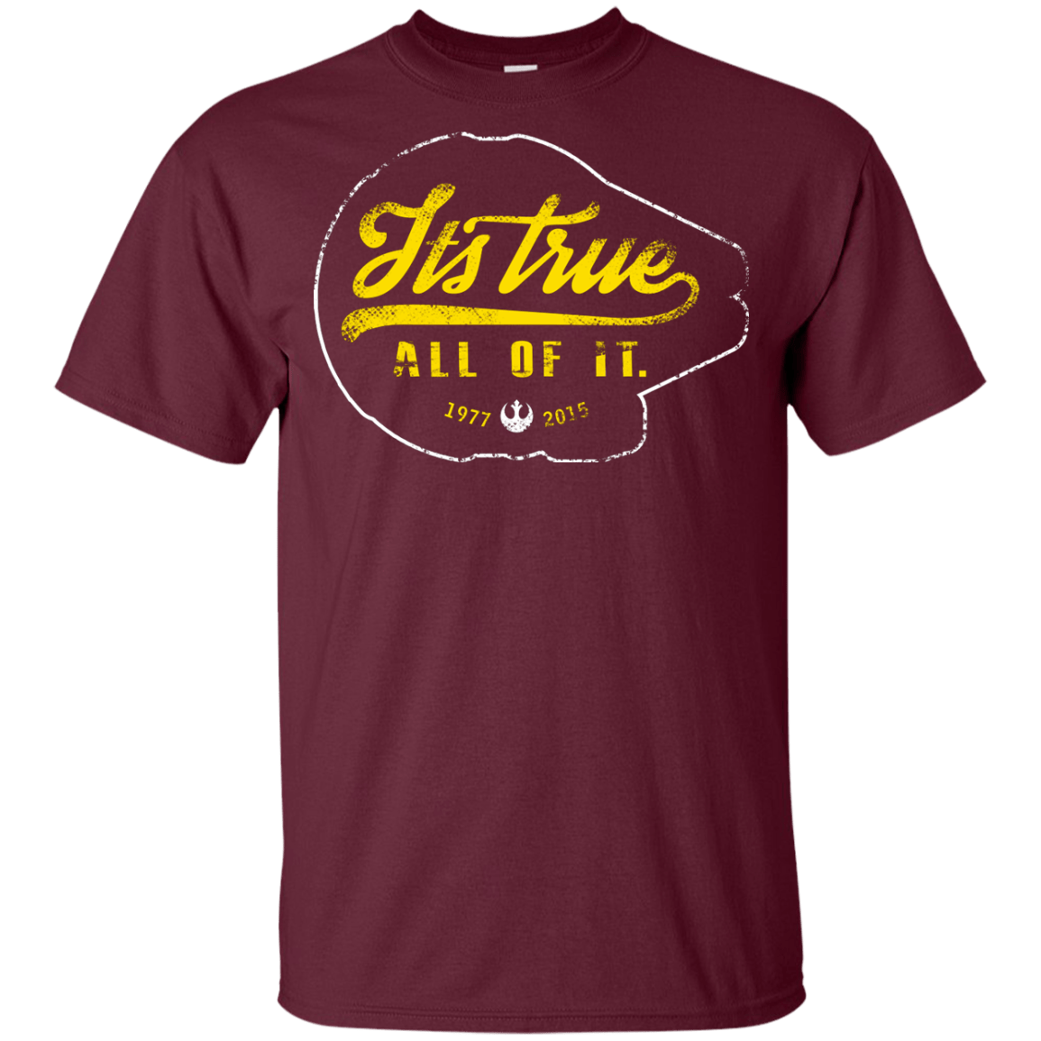 T-Shirts Maroon / YXS Its True Youth T-Shirt