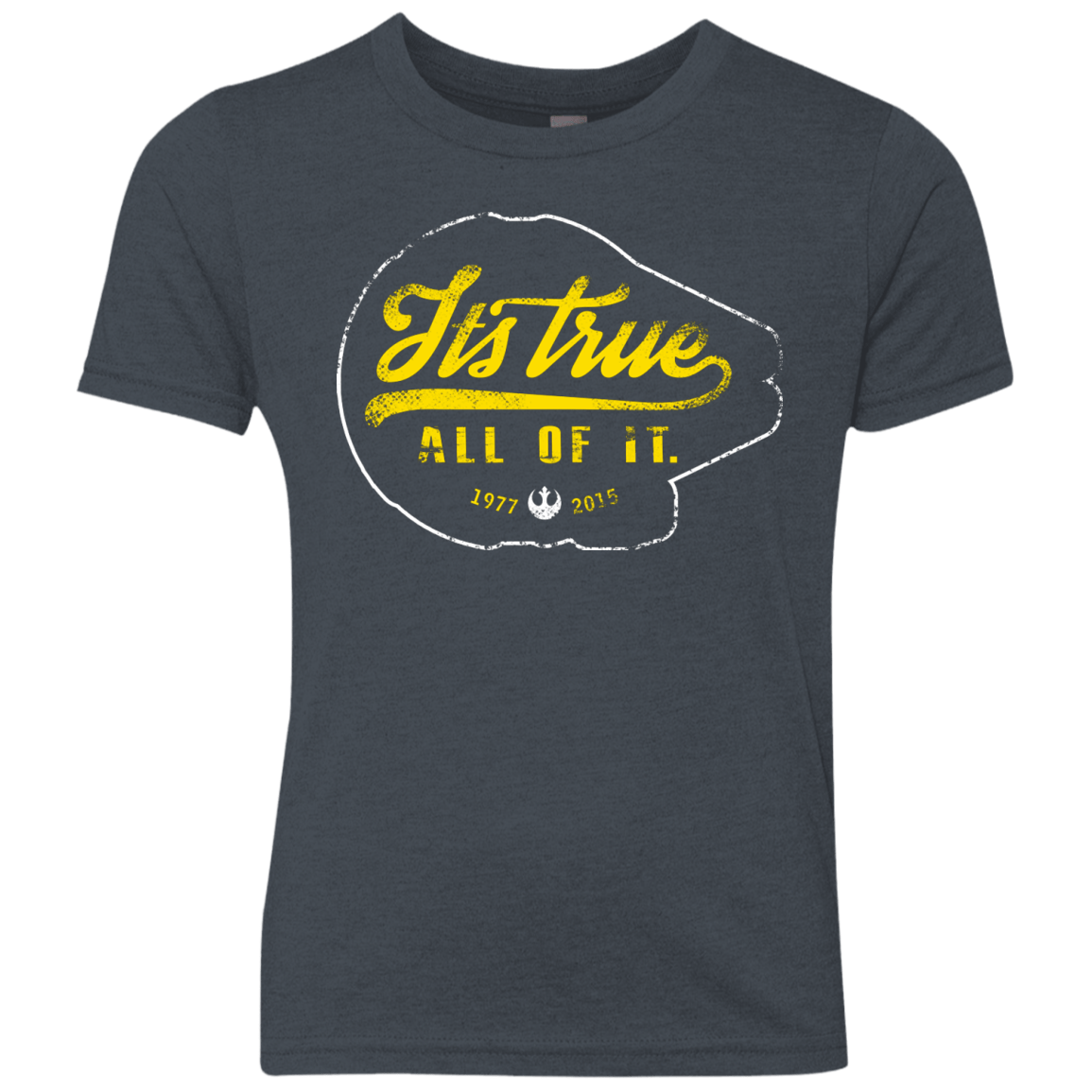 T-Shirts Vintage Navy / YXS Its True Youth Triblend T-Shirt