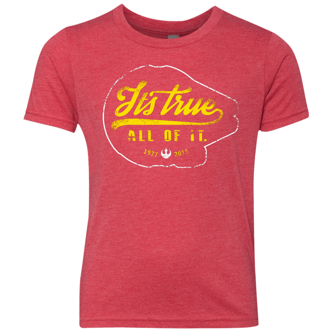 T-Shirts Vintage Red / YXS Its True Youth Triblend T-Shirt