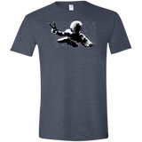 T-Shirts Heather Navy / S Its Yourz Men's Semi-Fitted Softstyle