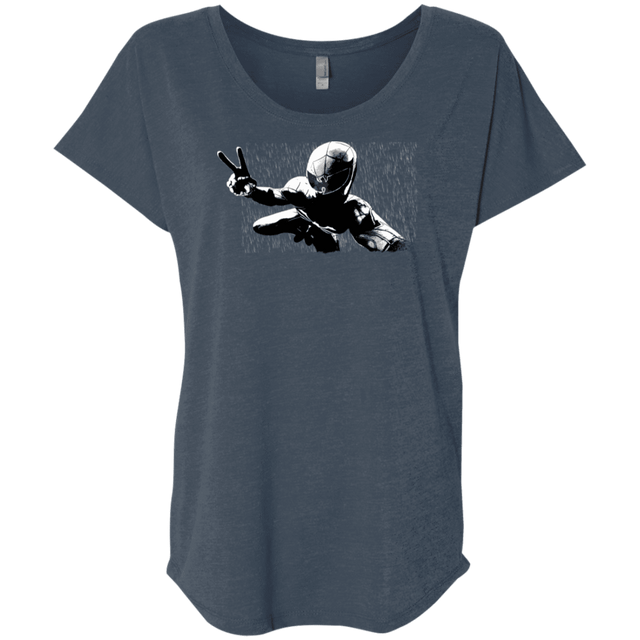 T-Shirts Indigo / X-Small Its Yourz Triblend Dolman Sleeve