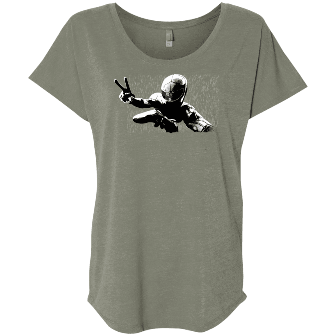 T-Shirts Venetian Grey / X-Small Its Yourz Triblend Dolman Sleeve