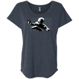 T-Shirts Vintage Navy / X-Small Its Yourz Triblend Dolman Sleeve