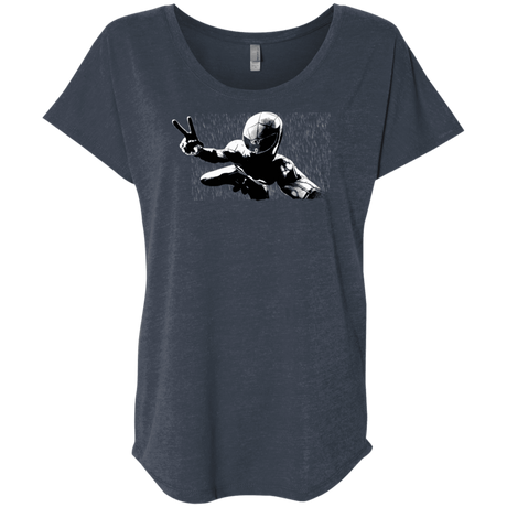 T-Shirts Vintage Navy / X-Small Its Yourz Triblend Dolman Sleeve