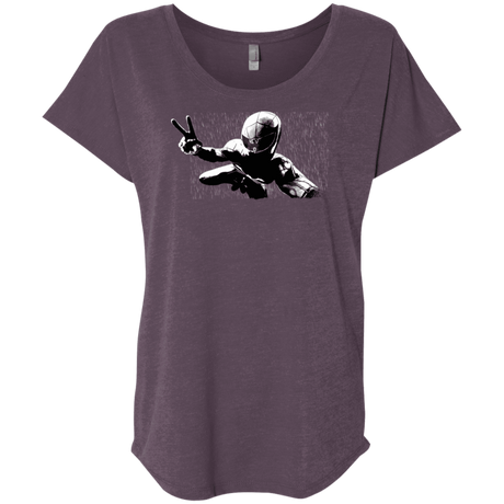 T-Shirts Vintage Purple / X-Small Its Yourz Triblend Dolman Sleeve