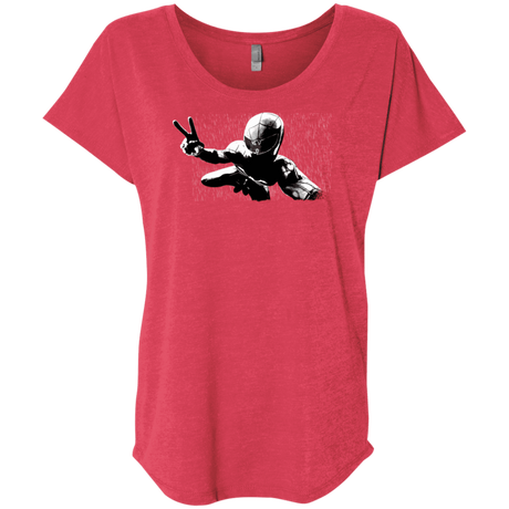 T-Shirts Vintage Red / X-Small Its Yourz Triblend Dolman Sleeve