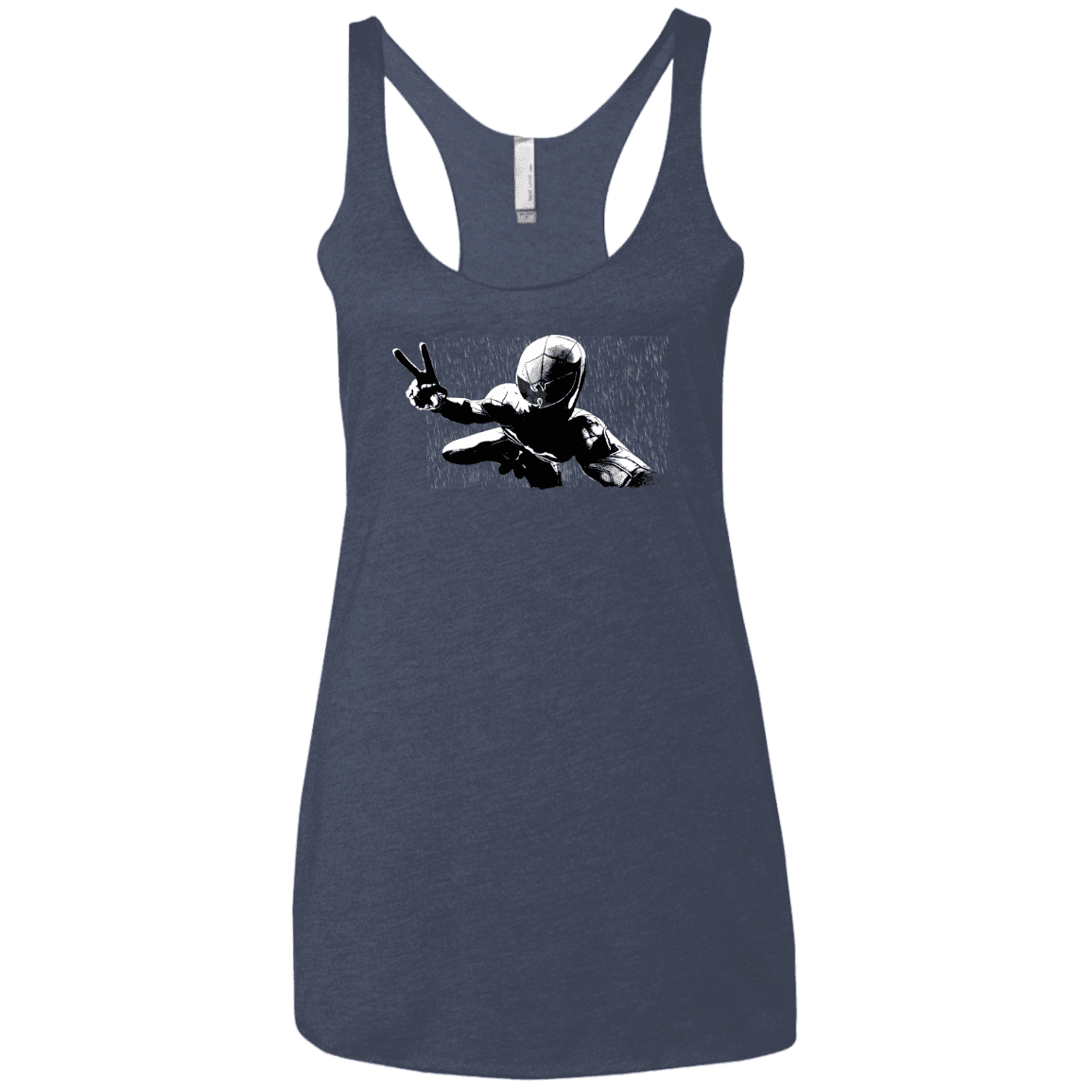 T-Shirts Vintage Navy / X-Small Its Yourz Women's Triblend Racerback Tank