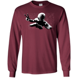 T-Shirts Maroon / YS Its Yourz Youth Long Sleeve T-Shirt