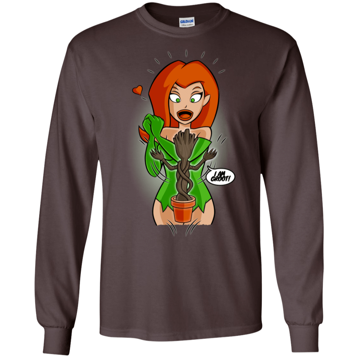 T-Shirts Dark Chocolate / S Ivy&Groot Men's Long Sleeve T-Shirt