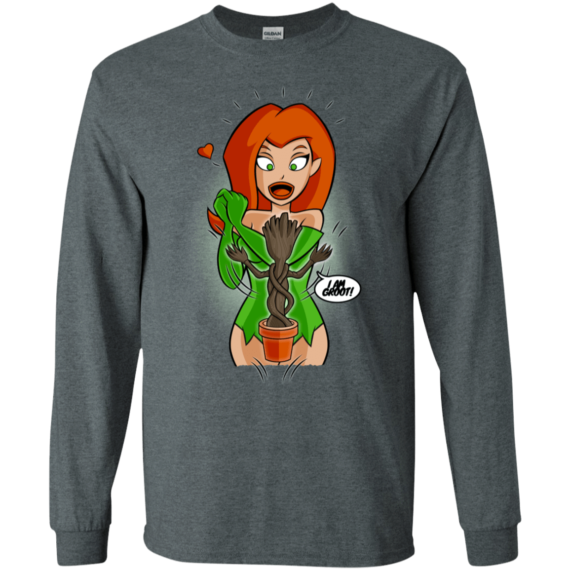 T-Shirts Dark Heather / S Ivy&Groot Men's Long Sleeve T-Shirt