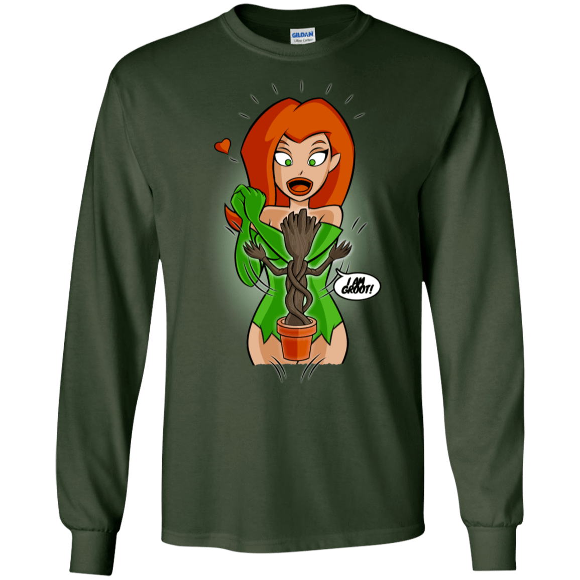 T-Shirts Forest Green / S Ivy&Groot Men's Long Sleeve T-Shirt