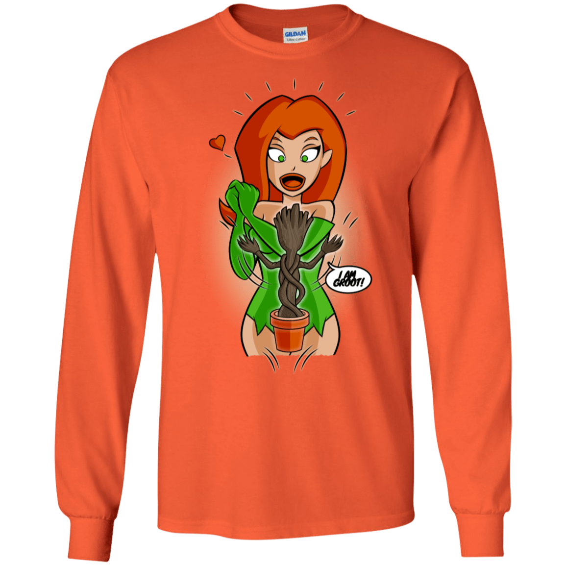 T-Shirts Orange / S Ivy&Groot Men's Long Sleeve T-Shirt