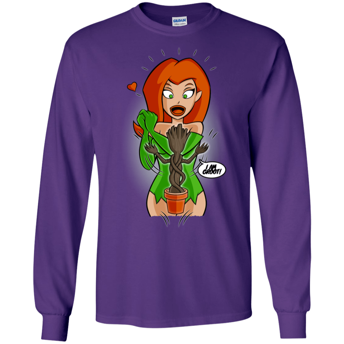 T-Shirts Purple / S Ivy&Groot Men's Long Sleeve T-Shirt