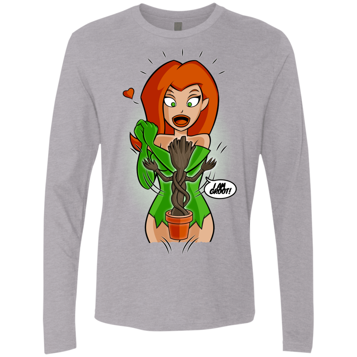 T-Shirts Heather Grey / S Ivy&Groot Men's Premium Long Sleeve