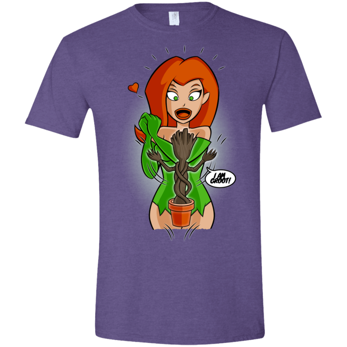 T-Shirts Heather Purple / S Ivy&Groot Men's Semi-Fitted Softstyle