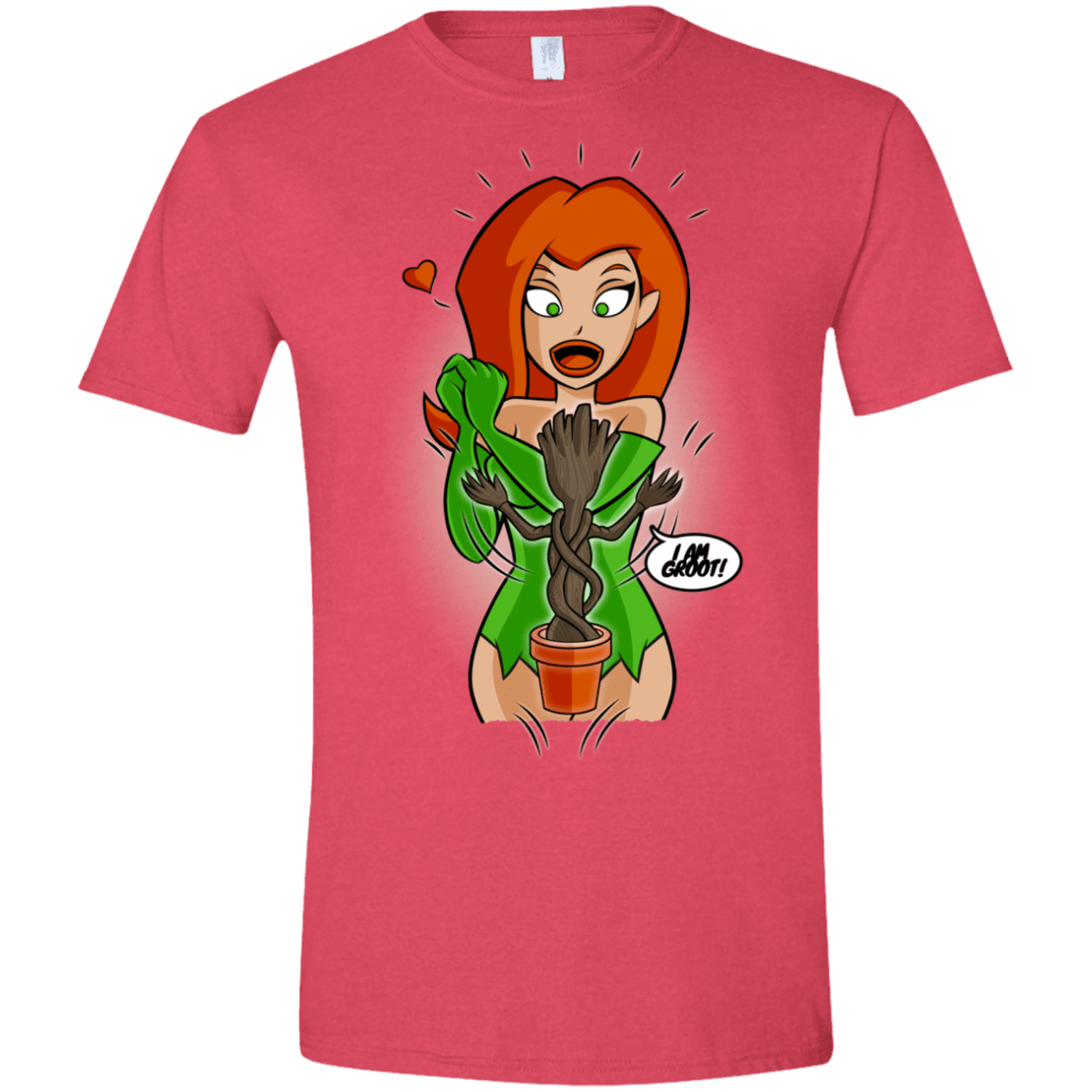 T-Shirts Heather Red / S Ivy&Groot Men's Semi-Fitted Softstyle