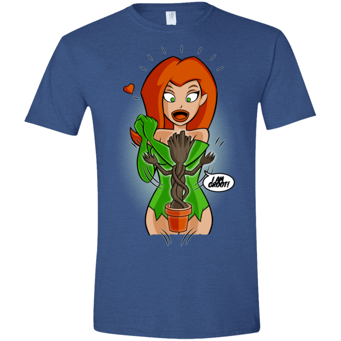 T-Shirts Heather Royal / X-Small Ivy&Groot Men's Semi-Fitted Softstyle