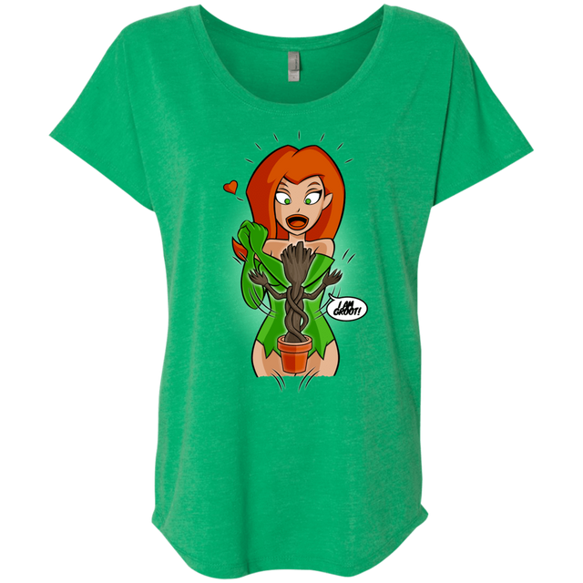 T-Shirts Envy / X-Small Ivy&Groot Triblend Dolman Sleeve