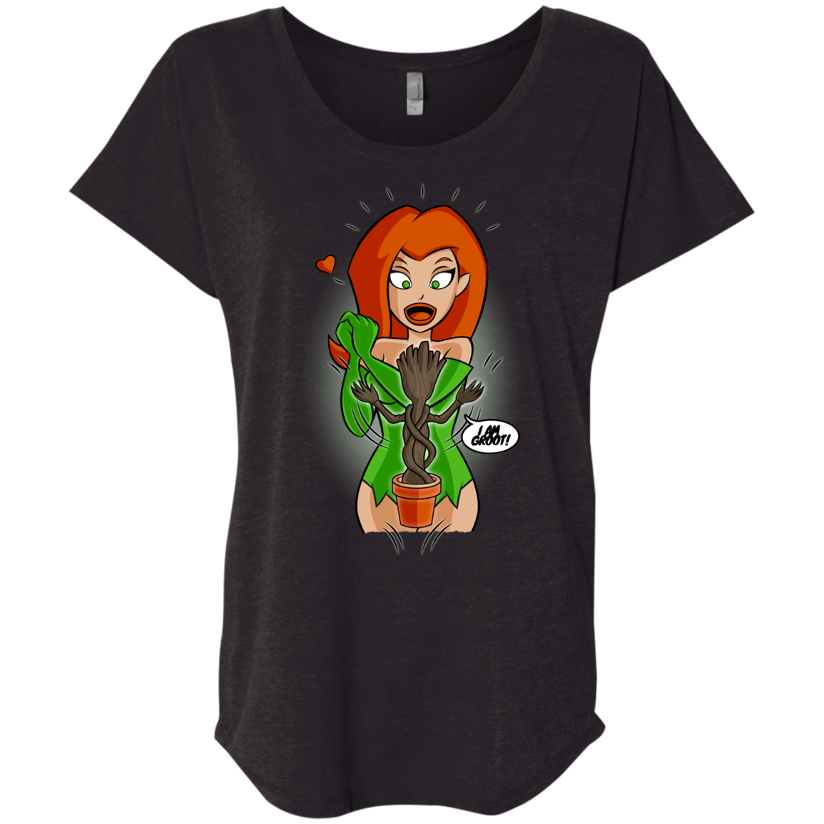 T-Shirts Vintage Black / X-Small Ivy&Groot Triblend Dolman Sleeve