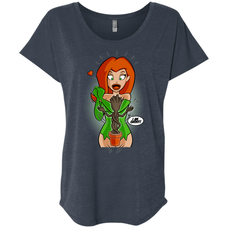 T-Shirts Vintage Navy / X-Small Ivy&Groot Triblend Dolman Sleeve