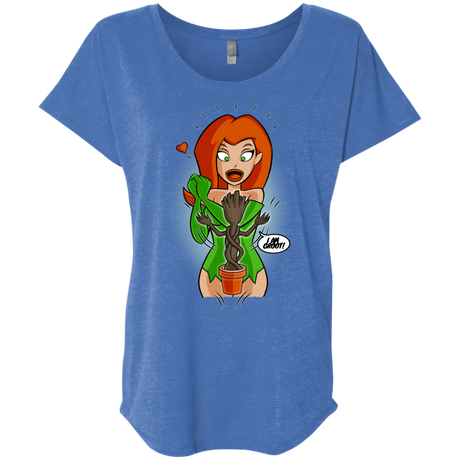 T-Shirts Vintage Royal / X-Small Ivy&Groot Triblend Dolman Sleeve