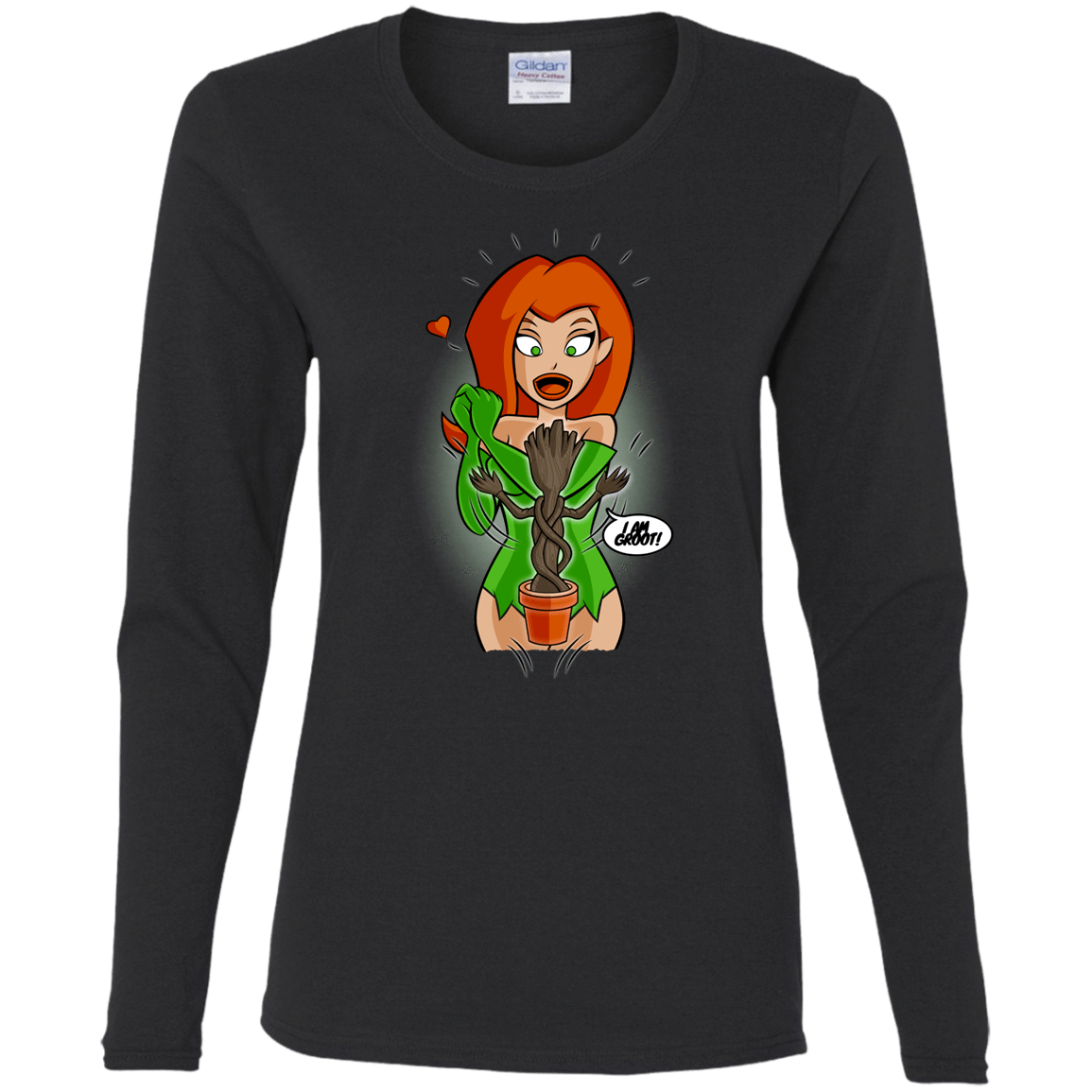 T-Shirts Black / S Ivy&Groot Women's Long Sleeve T-Shirt