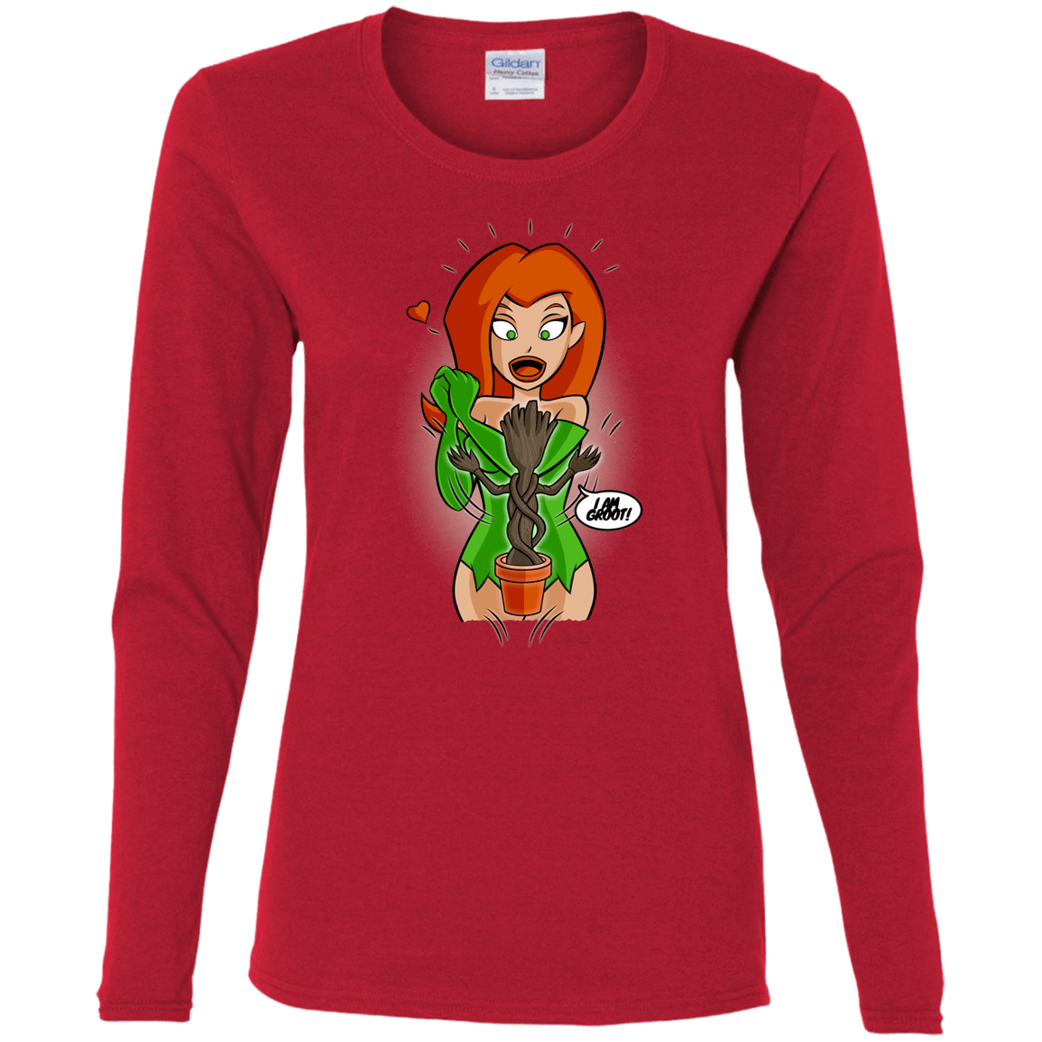 T-Shirts Red / S Ivy&Groot Women's Long Sleeve T-Shirt