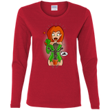 T-Shirts Red / S Ivy&Groot Women's Long Sleeve T-Shirt