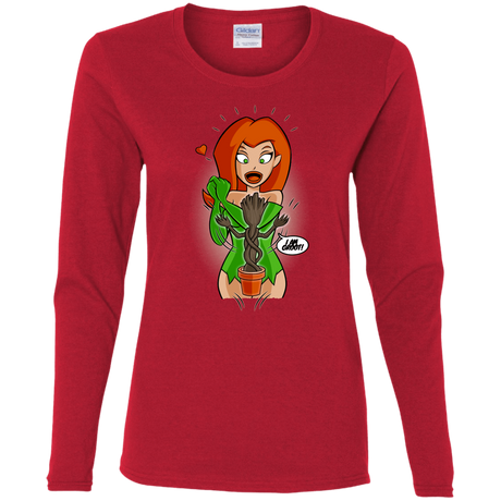 T-Shirts Red / S Ivy&Groot Women's Long Sleeve T-Shirt