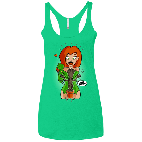 T-Shirts Envy / X-Small Ivy&Groot Women's Triblend Racerback Tank