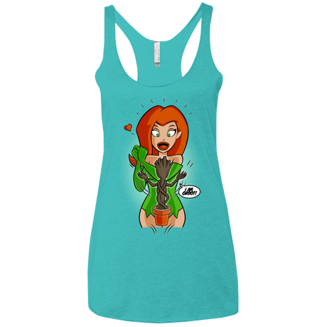 T-Shirts Tahiti Blue / X-Small Ivy&Groot Women's Triblend Racerback Tank