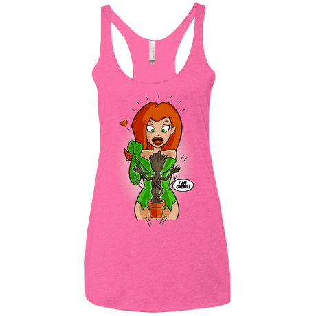 T-Shirts Vintage Pink / X-Small Ivy&Groot Women's Triblend Racerback Tank