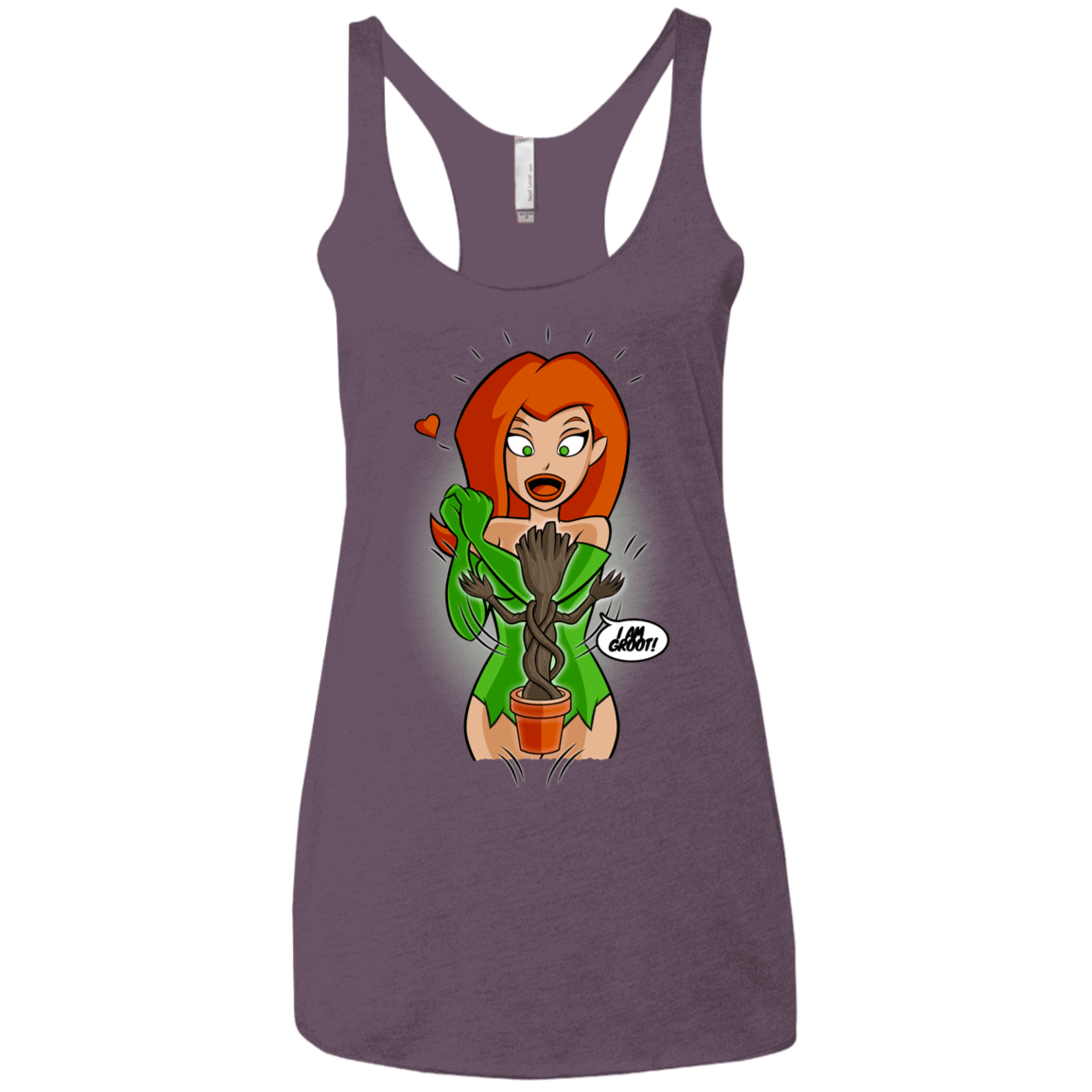 T-Shirts Vintage Purple / X-Small Ivy&Groot Women's Triblend Racerback Tank