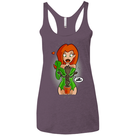 T-Shirts Vintage Purple / X-Small Ivy&Groot Women's Triblend Racerback Tank