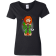 T-Shirts Black / S Ivy&Groot Women's V-Neck T-Shirt