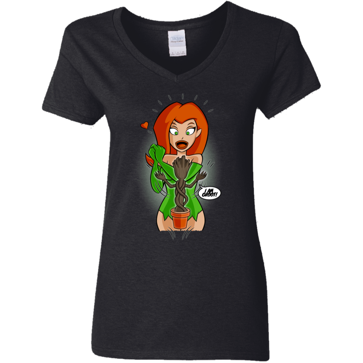 T-Shirts Black / S Ivy&Groot Women's V-Neck T-Shirt