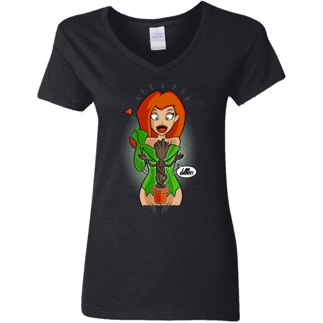 T-Shirts Black / S Ivy&Groot Women's V-Neck T-Shirt