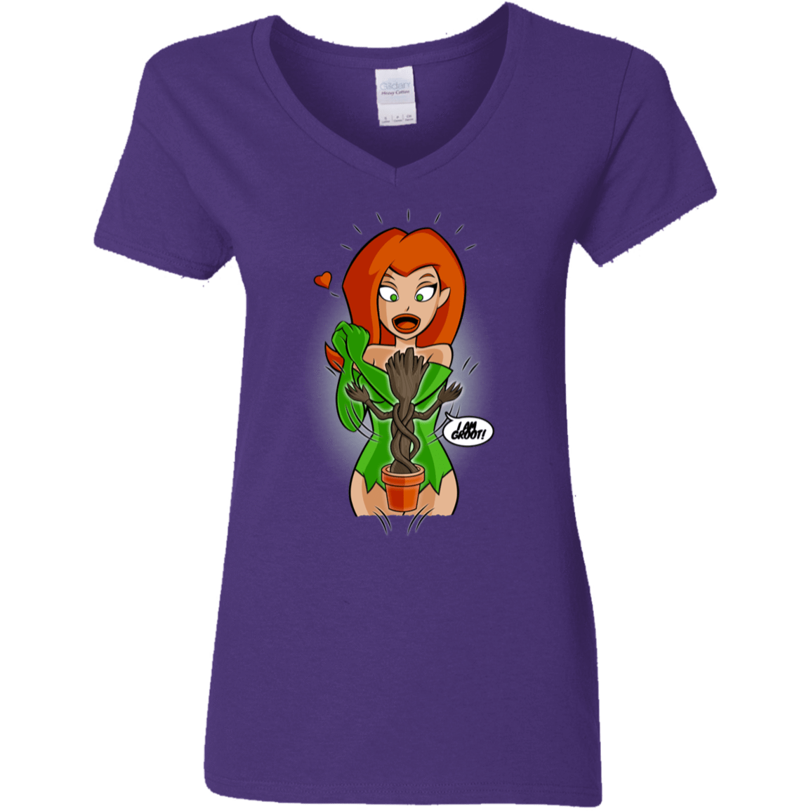 T-Shirts Purple / S Ivy&Groot Women's V-Neck T-Shirt