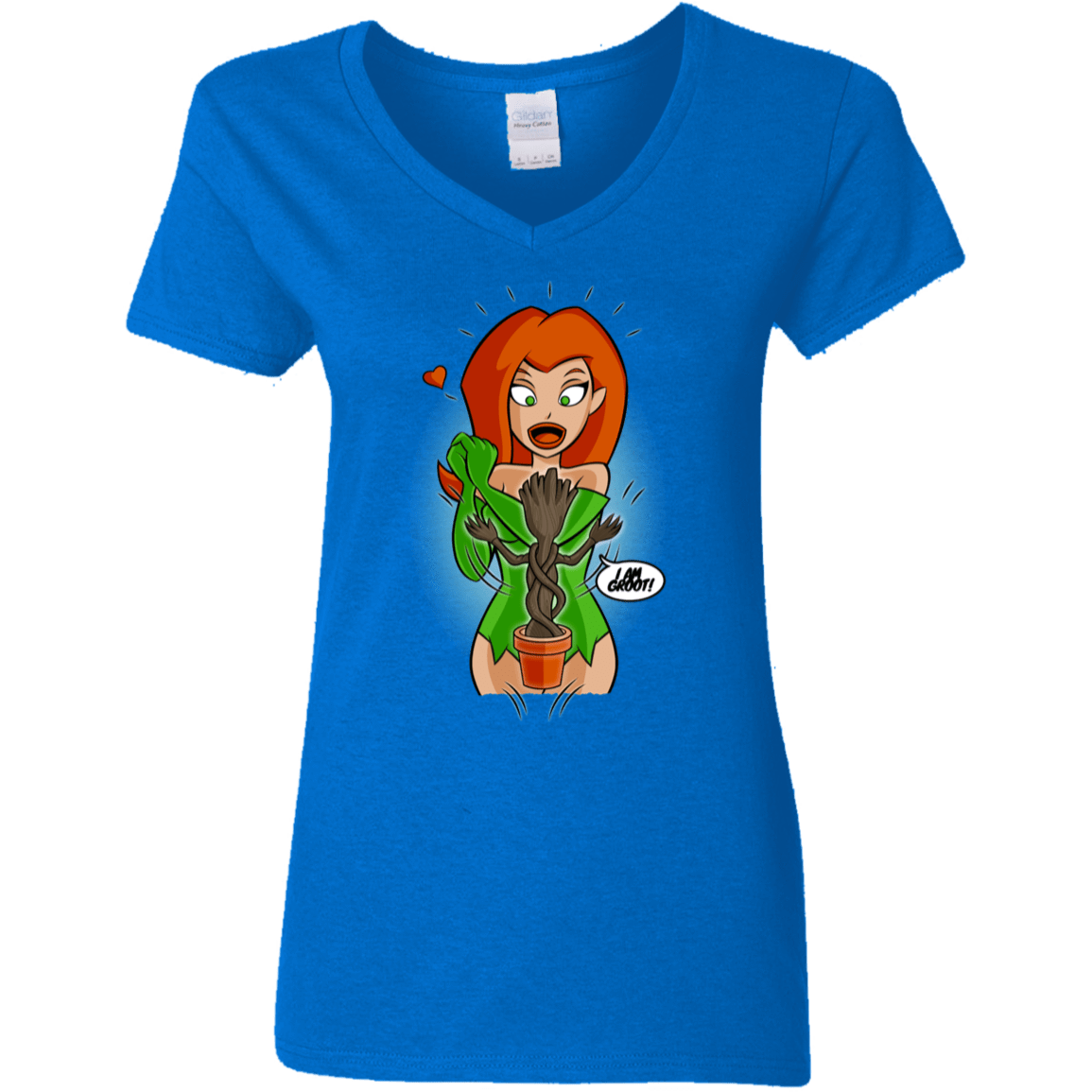 T-Shirts Royal / S Ivy&Groot Women's V-Neck T-Shirt