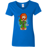 T-Shirts Royal / S Ivy&Groot Women's V-Neck T-Shirt