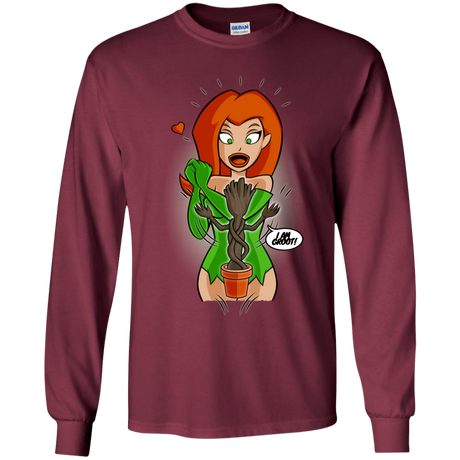 T-Shirts Maroon / YS Ivy&Groot Youth Long Sleeve T-Shirt