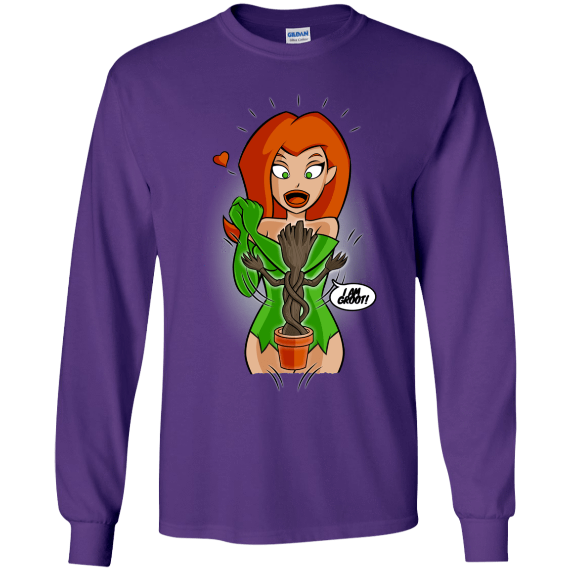 T-Shirts Purple / YS Ivy&Groot Youth Long Sleeve T-Shirt