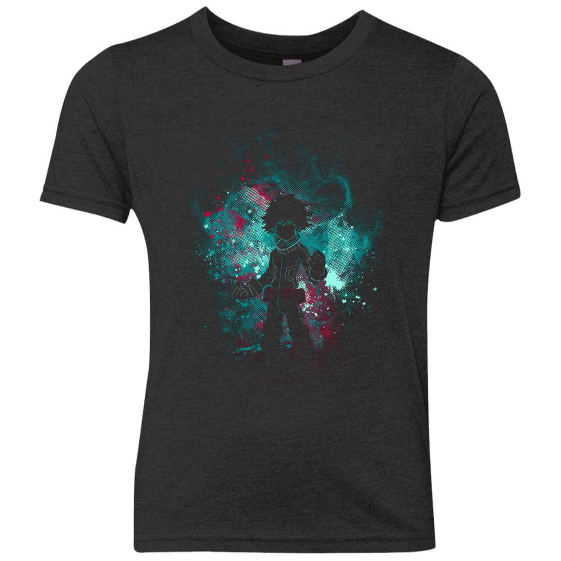 T-Shirts Vintage Black / YXS IZUKU ART Youth Triblend T-Shirt