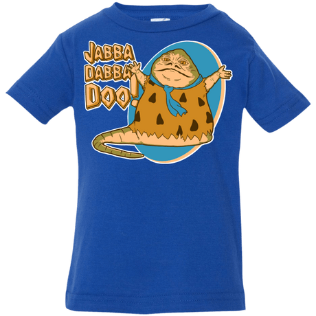 T-Shirts Royal / 6 Months Jabba Dabba Doo Infant Premium T-Shirt
