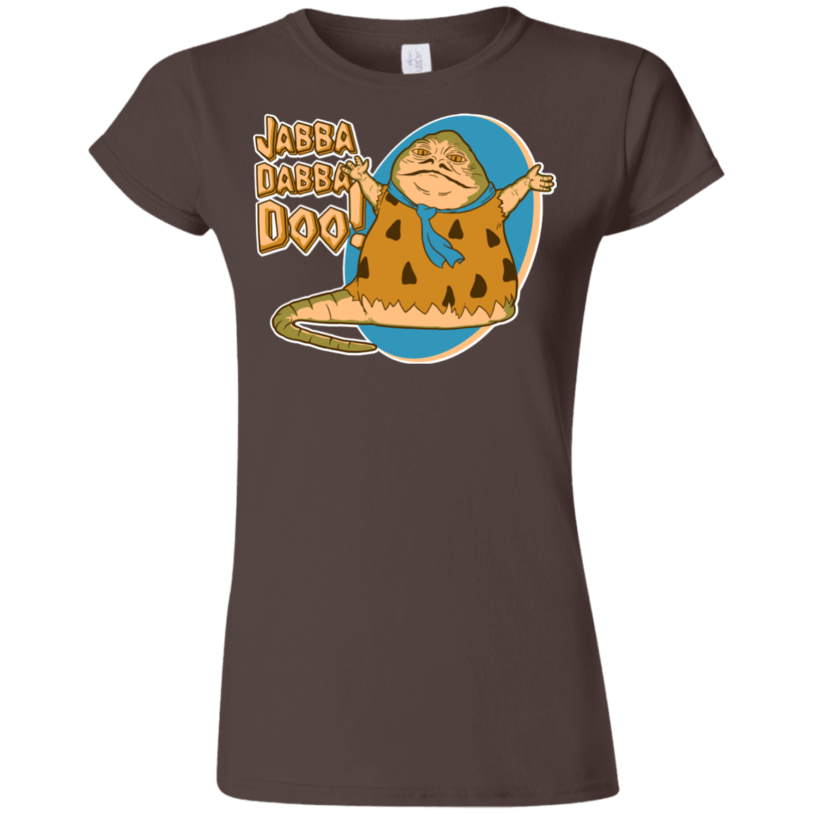 T-Shirts Dark Chocolate / S Jabba Dabba Doo Junior Slimmer-Fit T-Shirt