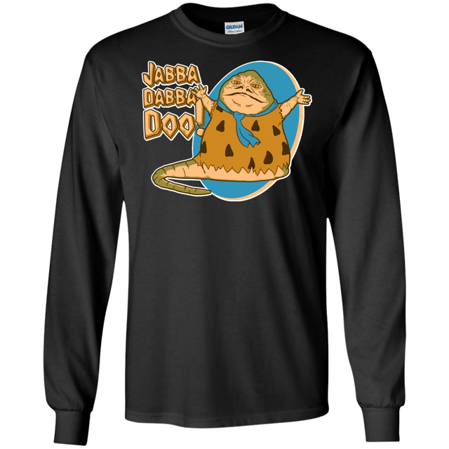 T-Shirts Black / S Jabba Dabba Doo Men's Long Sleeve T-Shirt