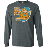 T-Shirts Dark Heather / S Jabba Dabba Doo Men's Long Sleeve T-Shirt