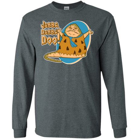 T-Shirts Dark Heather / S Jabba Dabba Doo Men's Long Sleeve T-Shirt